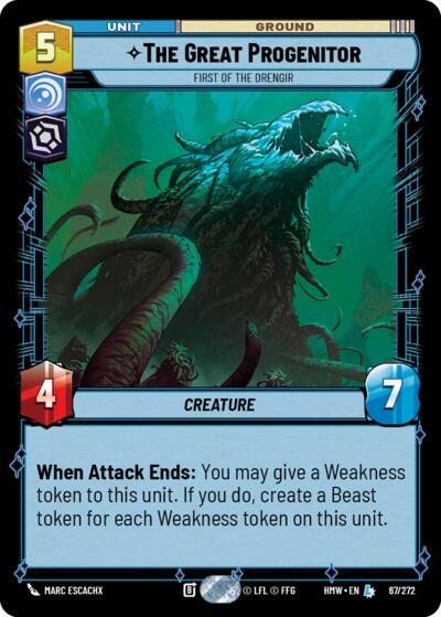 The Great Progenitor, First of the Drengir 