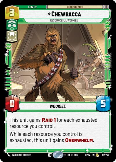 Chewbacca, Resourceful Wookiee 