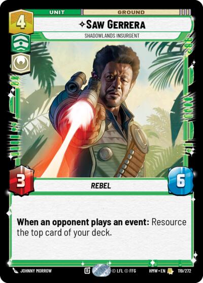Saw Gerrera, Shadowlands Insurgent 
