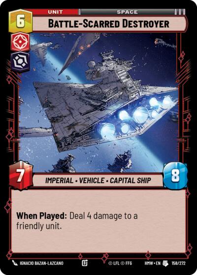 Battle-Scarred Destroyer 