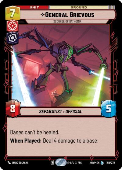 General Grievous, Scourge of Dathomir 