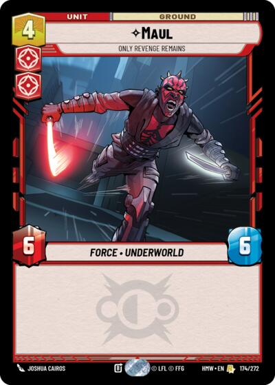 Maul, Only Revenge Remains 