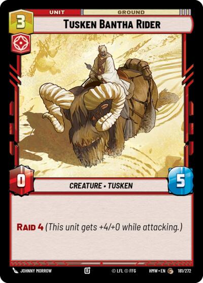 Tusken Bantha Rider