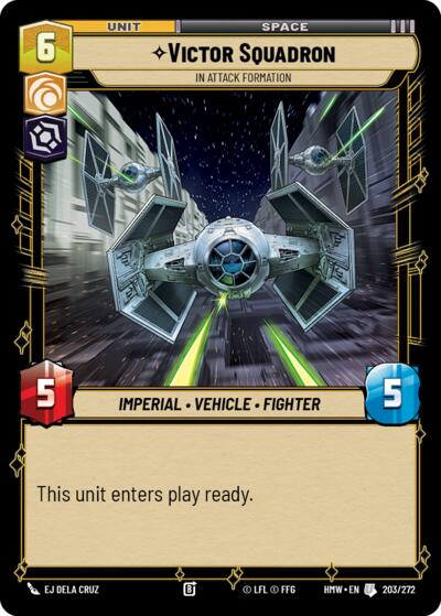 Victor Squadron, In Attack Formation 