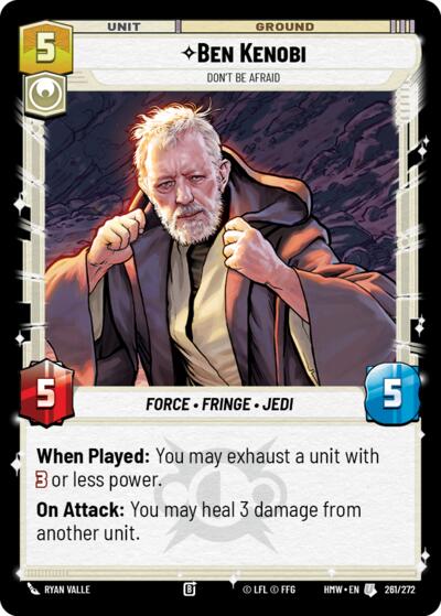 Ben Kenobi, Don't Be Afraid 