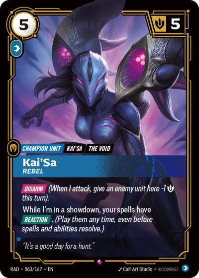 Kai'Sa, Rebel 063/167