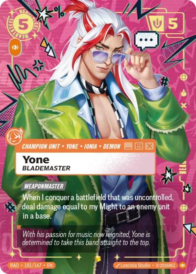 Yone, Blademaster 181/167