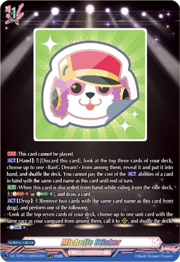 Michelle Sticker [D-Format] DZ-TBP01/GBPR42EN