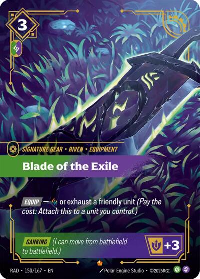 Blade of the Exile 150/167