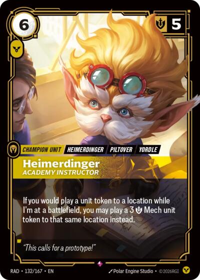 Heimerdinger, Academy Instructor 132/167