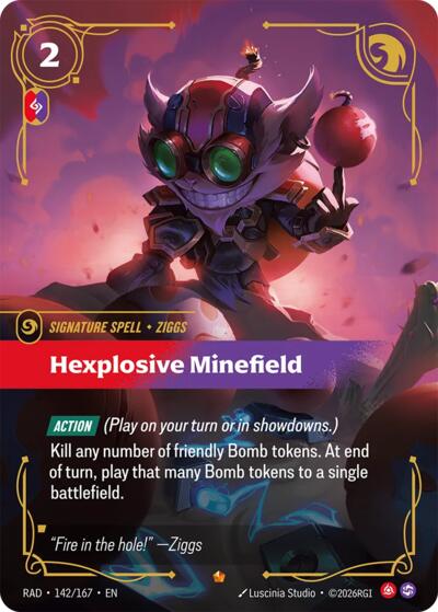 Hexplosive Minefield 142/167