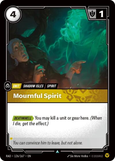 Mournful Spirit 126/167