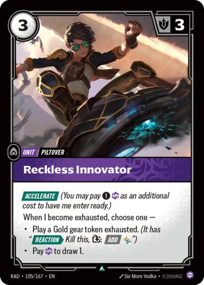 Reckless Innovator 105/167