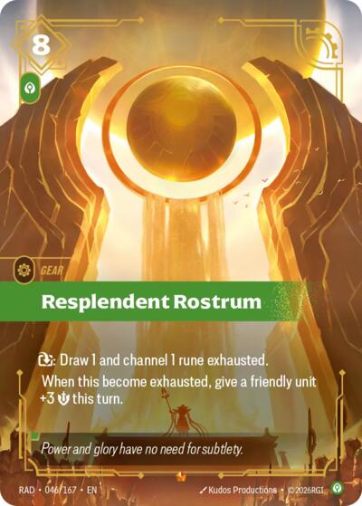 Resplendent Rostrum 046/167