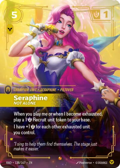 Seraphine, Not Alone 138/167