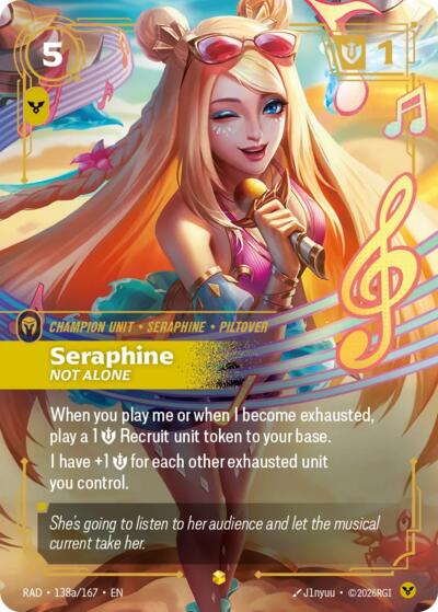 Seraphine, Not Alone 138a/167