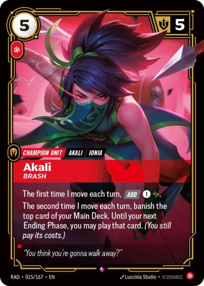 Akali, Brash 015/167