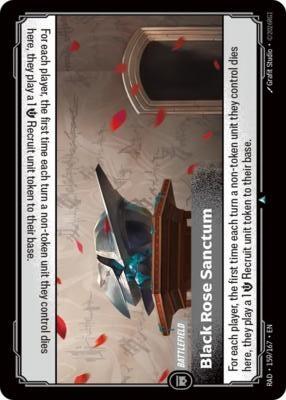 Black Rose Sanctum 159/167