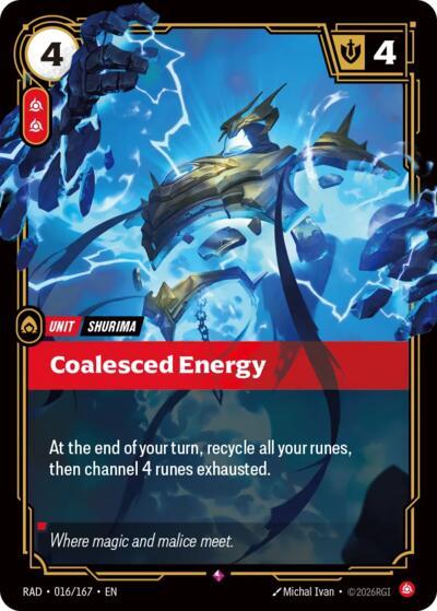 Coalesced Energy 016/167