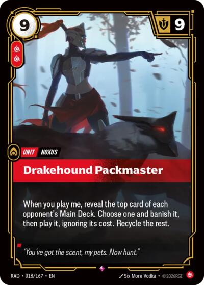 Drakehound Packmaster 018/167