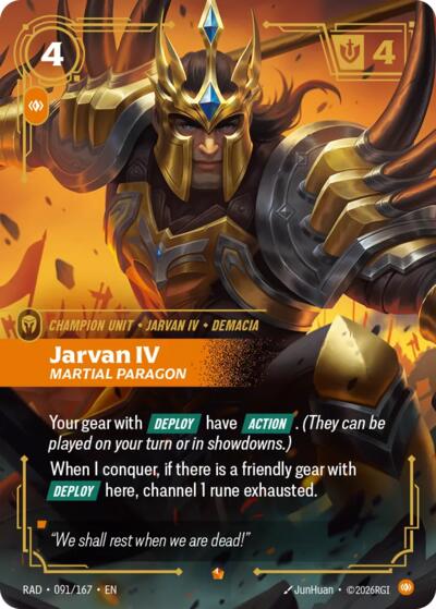 Jarvan IV, Martial Paragon 091/167
