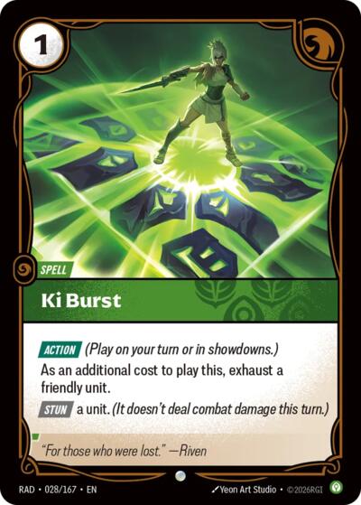 Ki Burst 028/167