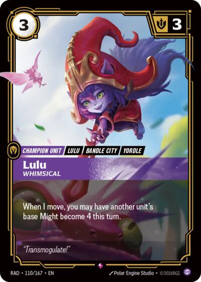 Lulu, Whimsical 110/167