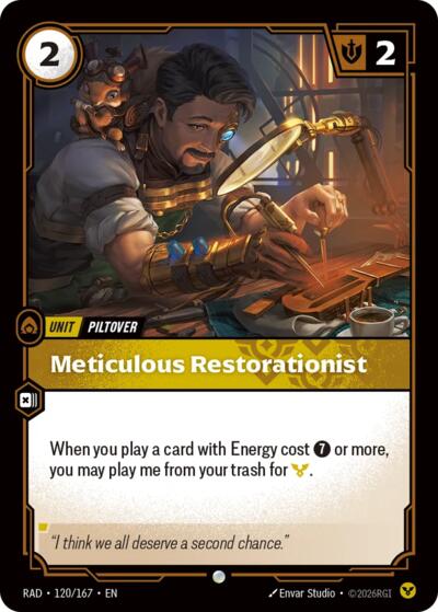 Meticulous Restorationist 120/167