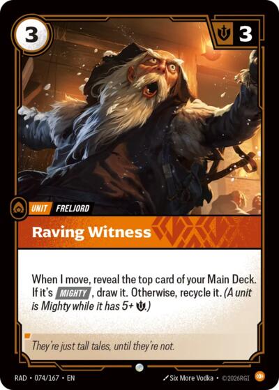 Raving Witness 074/167