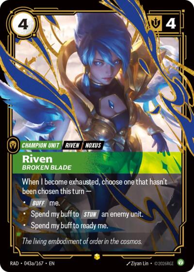 Riven, Broken Blade 043a/167