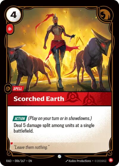 Scorched Earth 006/167