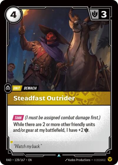 Steadfast Outrider 128/167
