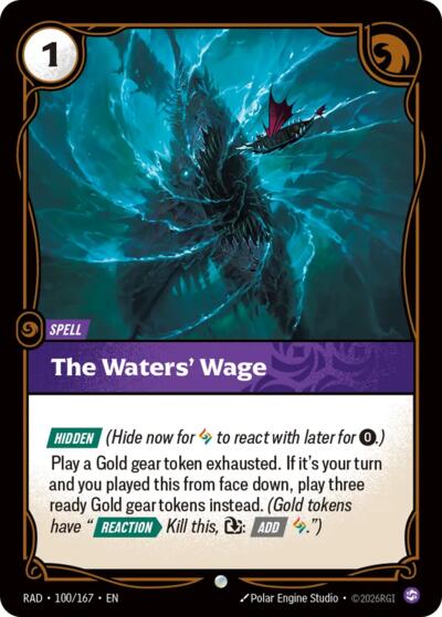 The Waters' Wage 100/167