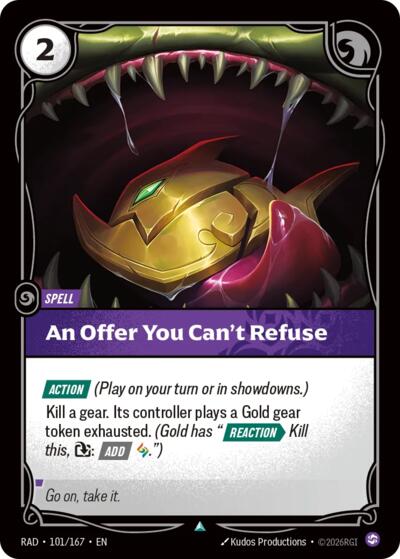 An Offer You Can't Refuse 101/167