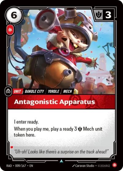 Antagonistic Apparatus 009/167