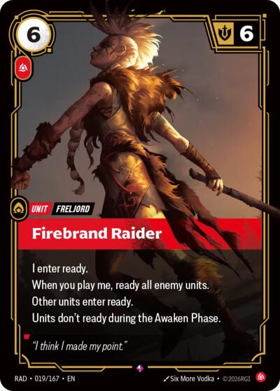 Firebrand Raider 019/167