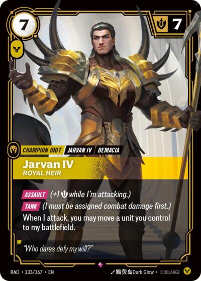 Jarvan IV, Royal Heir 133/167