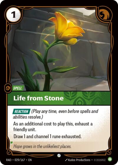 Life from Stone 029/167