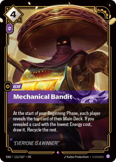 Mechanical Bandit 111/167