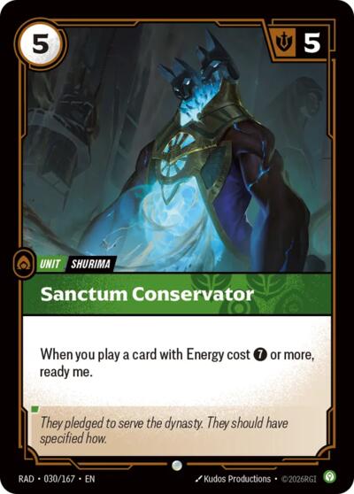 Sanctum Conservator 030/167