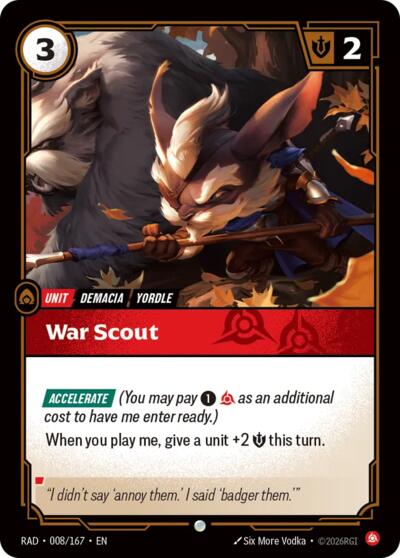 War Scout 008/167