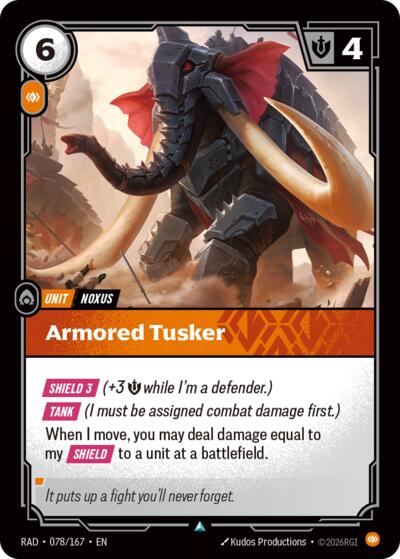 Armored Tusker 078/167