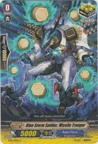 Blue Storm Soldier, Missile Trooper [G Format] BT15/091EN