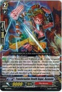 Transformation Stealth Rogue, Kuzunoha [G Format] PR/0135EN