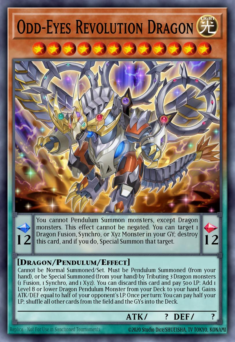 Odd-Eyes Revolution Dragon LAVD-ENO12