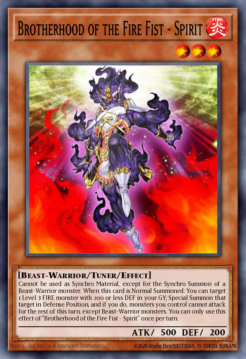 Brotherhood of the Fire Fist - Spirit CBLZ-EN098