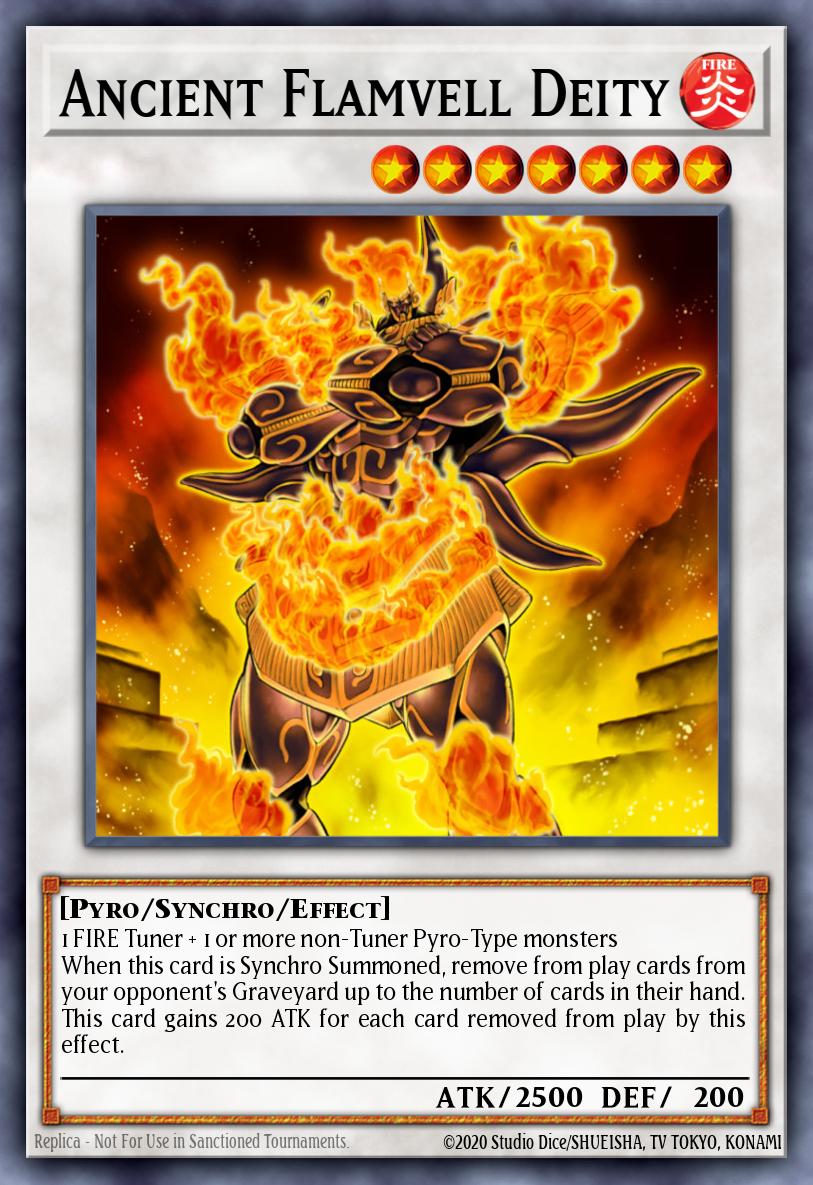 Ancient Flamvell Deity HAC1-EN075