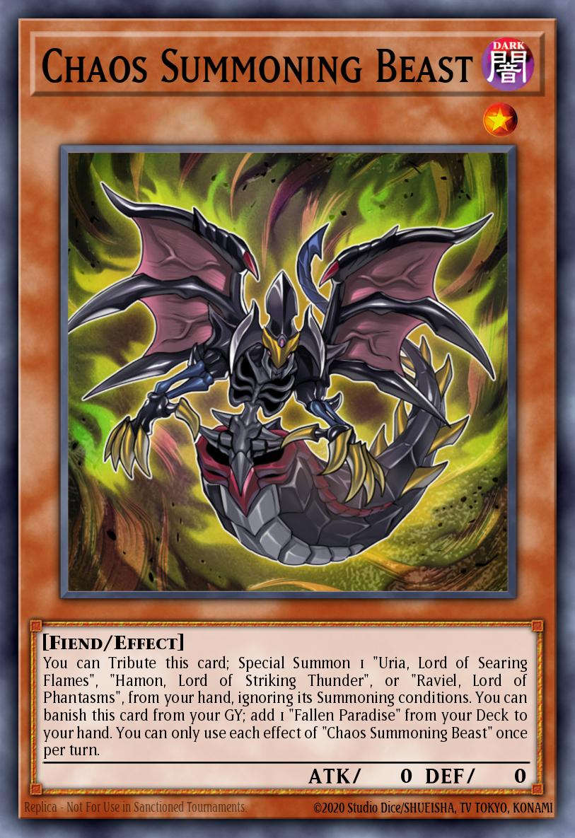 Chaos Summoning Beast SDSA-EN004
