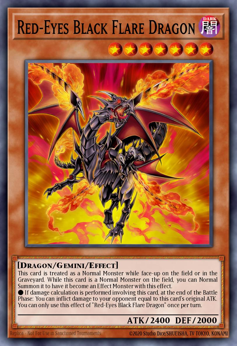 Red-Eyes Black Flare Dragon 