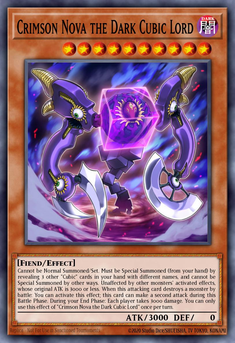 Crimson Nova the Dark Cubic Lord 